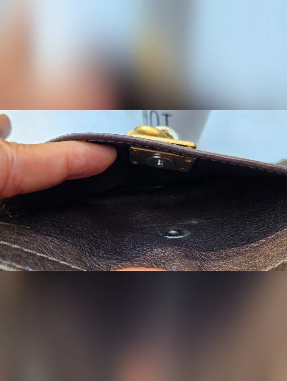 EUC Chloe Paddington Dark Brown Long Wallet